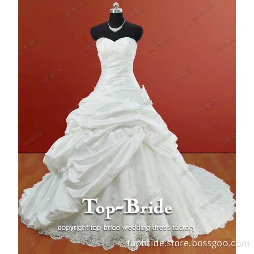 AS005 Real Photo Puffly Designer Bridal Dress Buy Wedding Gowns
